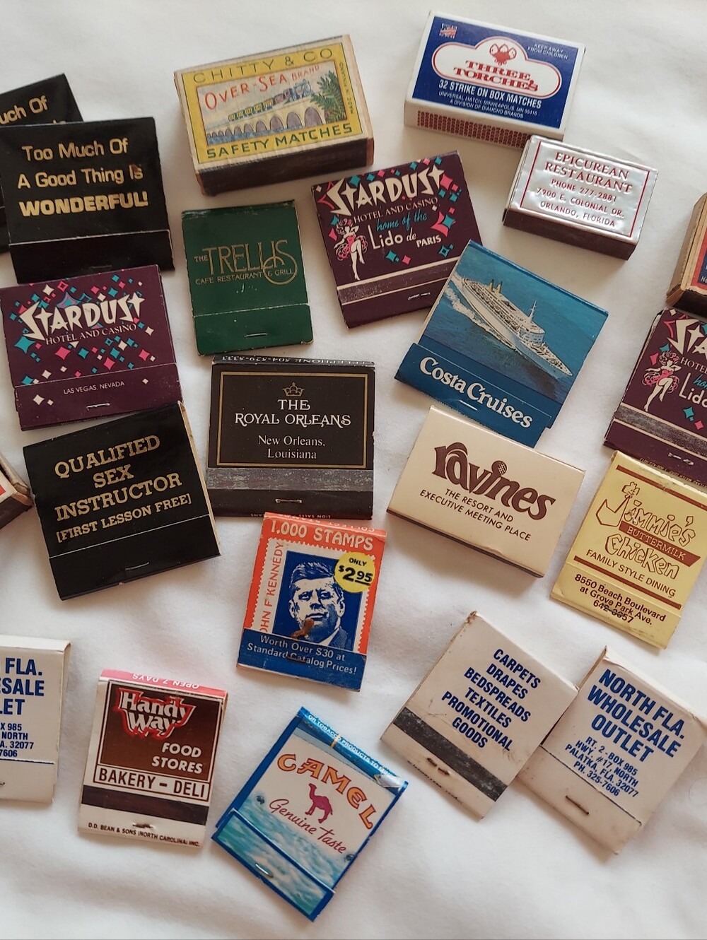 Vintage Matchbook And Matchbox Assortment - 23 - Variety